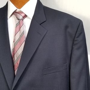 Jack Victor Men Blazer Navy Blue Size 52PL